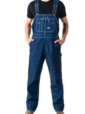 Big Smith Men's Relaxed Fit Overalls Size 48" x 30"